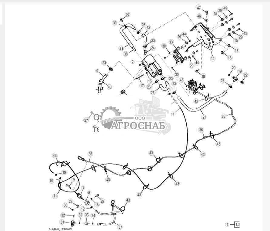 Подогреватель охлаждающей жидкости двигателя — 5KW, 540H, 548H, 640H, 648H (прямой привод) 
